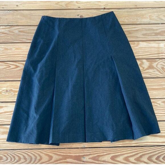 Tristan & Iseut  Pleated Skirt Size 6 Women’s Gray - Picture 2 of 5